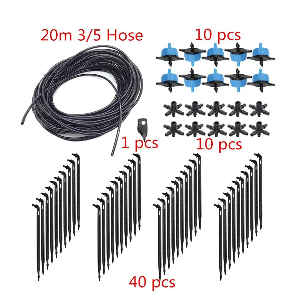 2L/4L/8L комплект для капельницы+ 1 шт. 3 мм Дырокол инструменты для сельского хозяйства теплицы стрелы капельница полив набор 10 комплектов, 20 комплектов - Цвет: Kit 18225