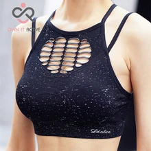 Обувь с дышащей сеткой спортивные бюстгалтеры Фитнес спортивный бюстгальтер Женские пикантные открытые Фитнес бюстгальтеры, нижнее белье P252