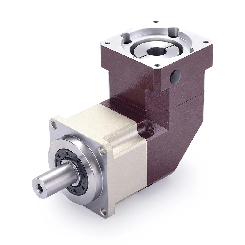 US $720.00 Right Angle 90 Degree Helical Gear Planetary Reducer Gearbox 151 To 1001 For 130mm AC Servo Motor Input Shaft 22mm