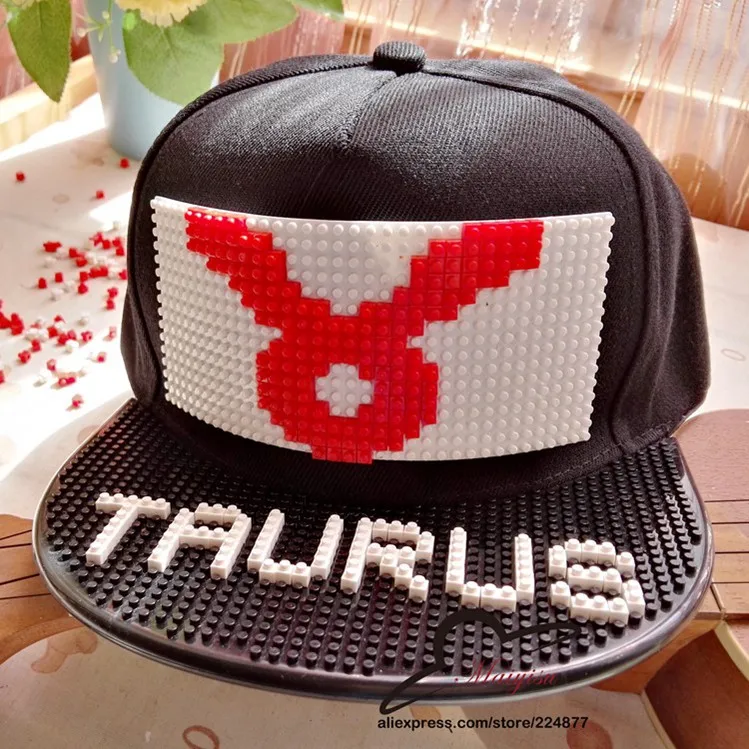12 знаков зодиака бейсболка со съемными блоками DIY Кирпич хип-хоп Snapback шапки созвездие шаблон кепки для мужчин и женщин - Цвет: Taurus