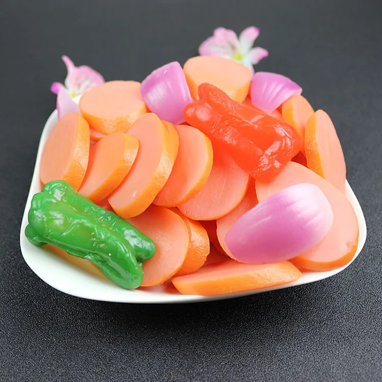 Artificial Foods Vegetables Simulation Ham Sausage Sliced Sausage Hot Dog Dachshund Model Simulation Food Slice Model Dishware food model food photography props