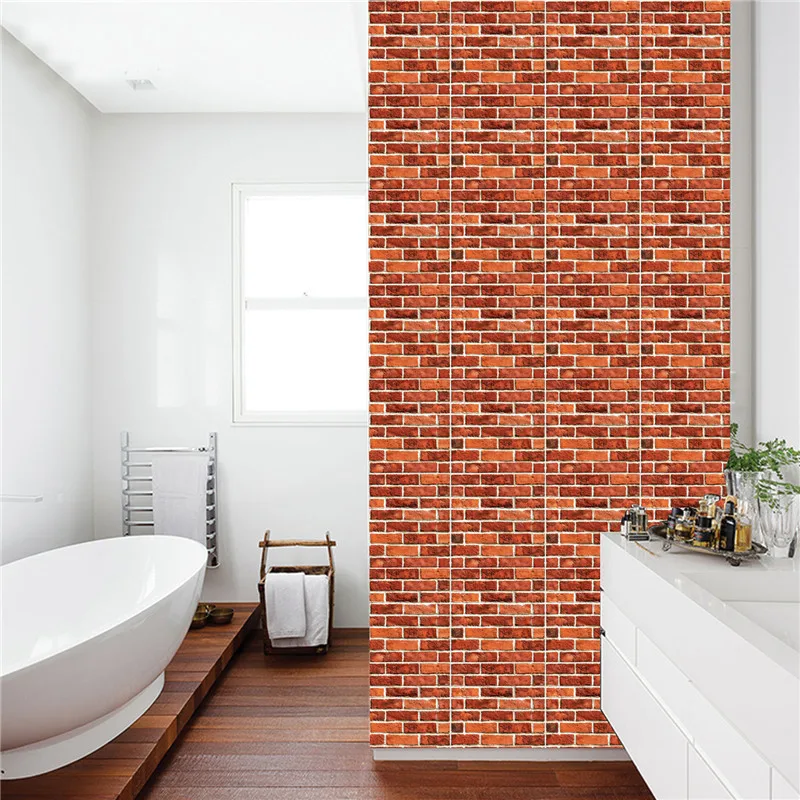 home decor stickers wall stickers for kids rooms adhesive 3d wall stickers for toilet kitchen wall decor tile stickers brick