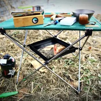 

Outdoor Folding Table Storage Pouch Bag Picnic Portable Storage Basket Hanging Mesh Pouch Camping Organizer outdoor tool