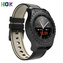 HOK HK28 Bluetooth 4,0 Смарт-часы Поддержка sim-карта TF монитор сердечного ритма шагомер MTK2502 Smartwatch для Android IOS Телефон
