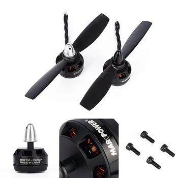 

4Pcs MARSPOWER 2205 2300KV CW/CCW Motor Prop Nut Set for FPV Racing RC Quadcopter Helicopter Drone