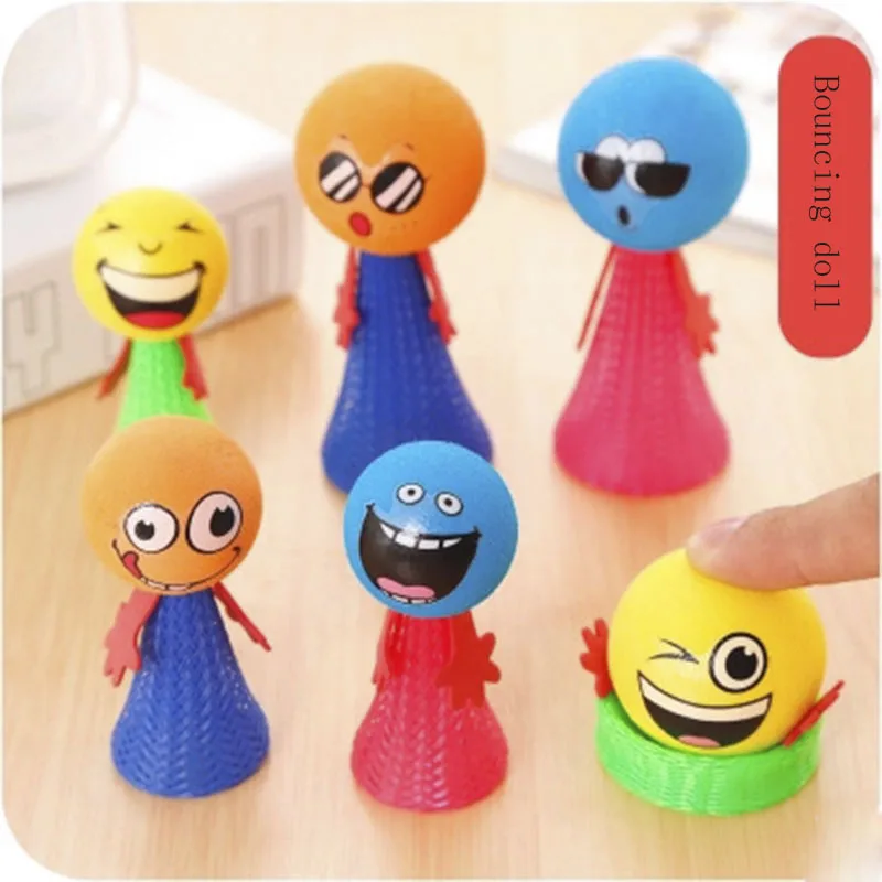 

Creative Novelty Squeeze Plastic Funny Large Cute Cartoon Bouncing Elf Expression Doll Child Gift Children Creative Fun Gift Toy