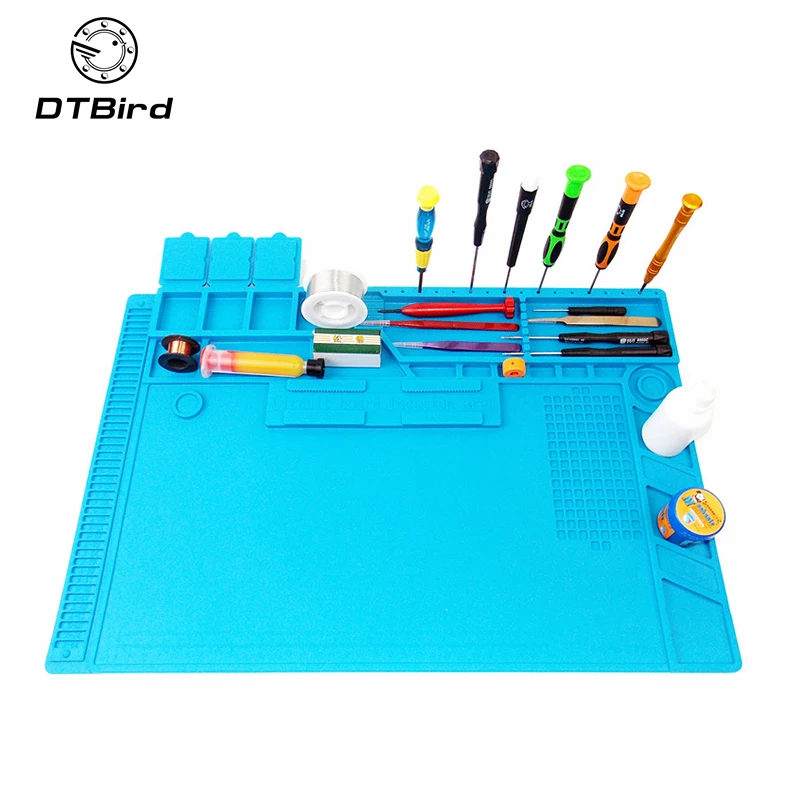 

Heat Insulation Silicone Working Mat Heat-resistant Soldering Station Repair Insulator Pad Maintenance Platform Magnetic cushion