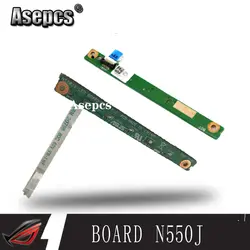 Asepcs для ASUS N550 N550JV светодиодный плата с кабелем прошел испытания