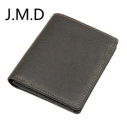 J.M.D новый кошелек из натуральной кожи для карт и удостоверений личности практичный кожаный кошелек для монет 8184