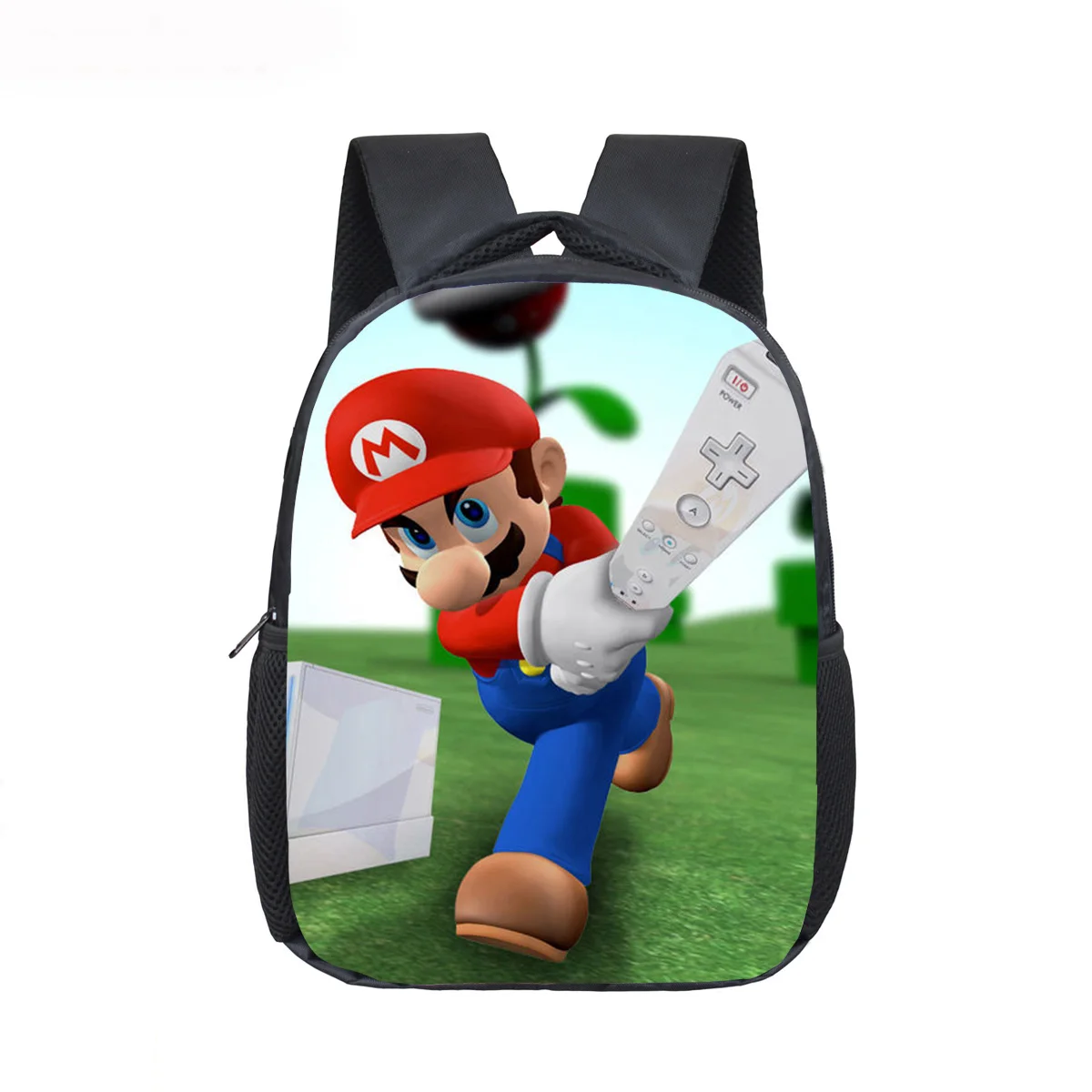 12 дюймов Mario Bros Sonic Boom Hedgehogs школьные сумки для детского сада детские сумки для книг Детская сумка-рюкзак в подарок - Цвет: Mario  3