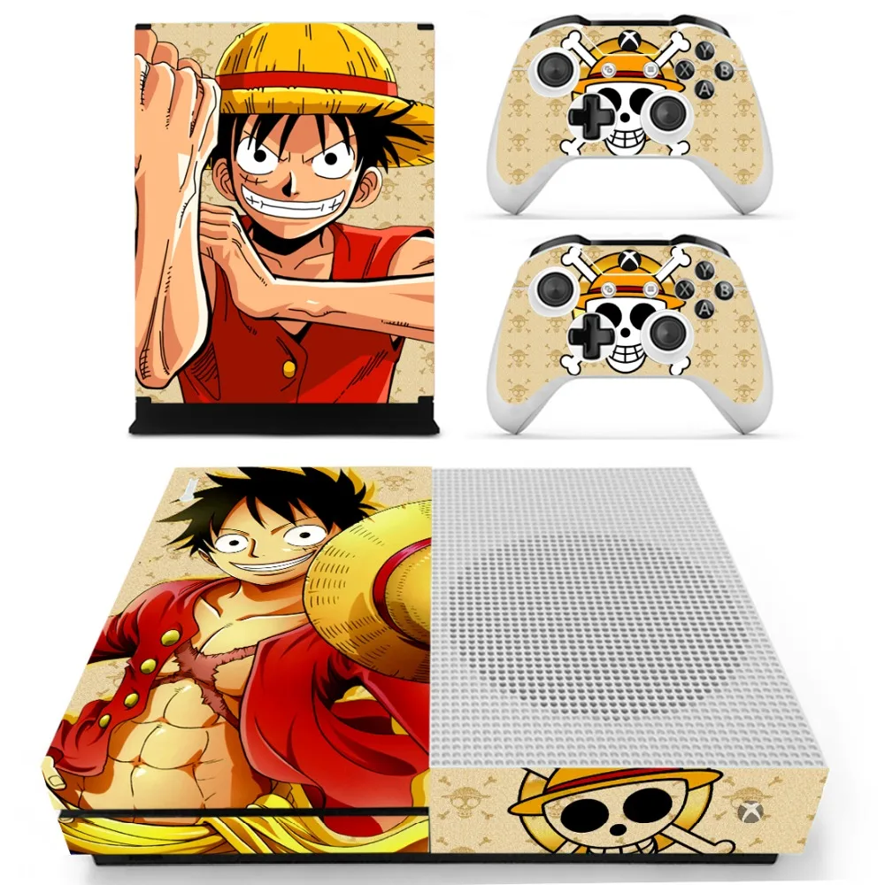 Аниме one piece Луффи кожи наклейка для Xbox One S консоль и контроллеры для Xbox One тонкая кожа стикер s винил