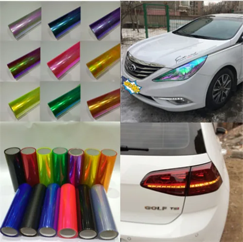 

TOPSTON 30cm x 120cm Auto Car Tint Headlight Taillight Fog Light Vinyl Smoke Film Sheet Sticker Cover Car styling