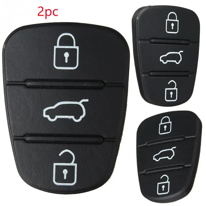 2 шт. 3 кнопки резиновый чехол для Hyundai I30 IX35 Kia K2 K5 Новый Сменный дистанционный ключ
