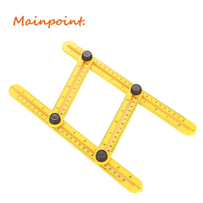 

Adjustable Four-sided Ruler All Angle Accurate Folding Feet Measuring Instrument Builders Handymen Engineer Hand Tools