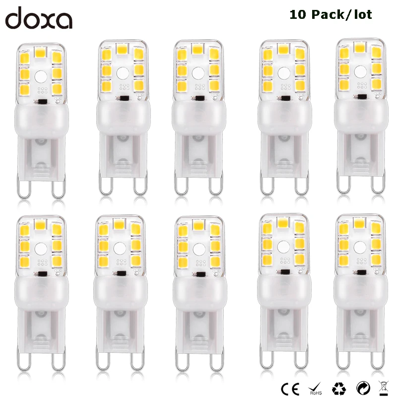 Goede 10 Pak G9 LED Lamp 220 V Dimbare 2 W 14LED 2835SMD vervangen 20 W Halogeenlamp Spotlight Kroonluchter Kristal Licht 3000 k 4000 k 6000 k