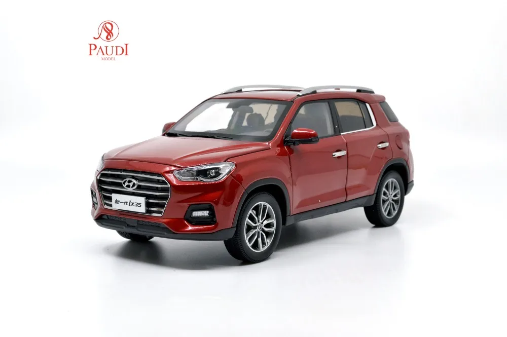 

Paudi Model 1/18 1:18 Scale Hyundai New IX35 2018 Red Diecast Model Car Toy Model Car Doors Open