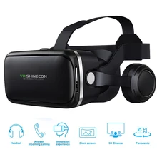 Anskp VR стерео гарнитура шлем виртуальной реальности смартфон 3D Очки мобильные наушники bluetooth Беспроводной геймпад Smart Стекло