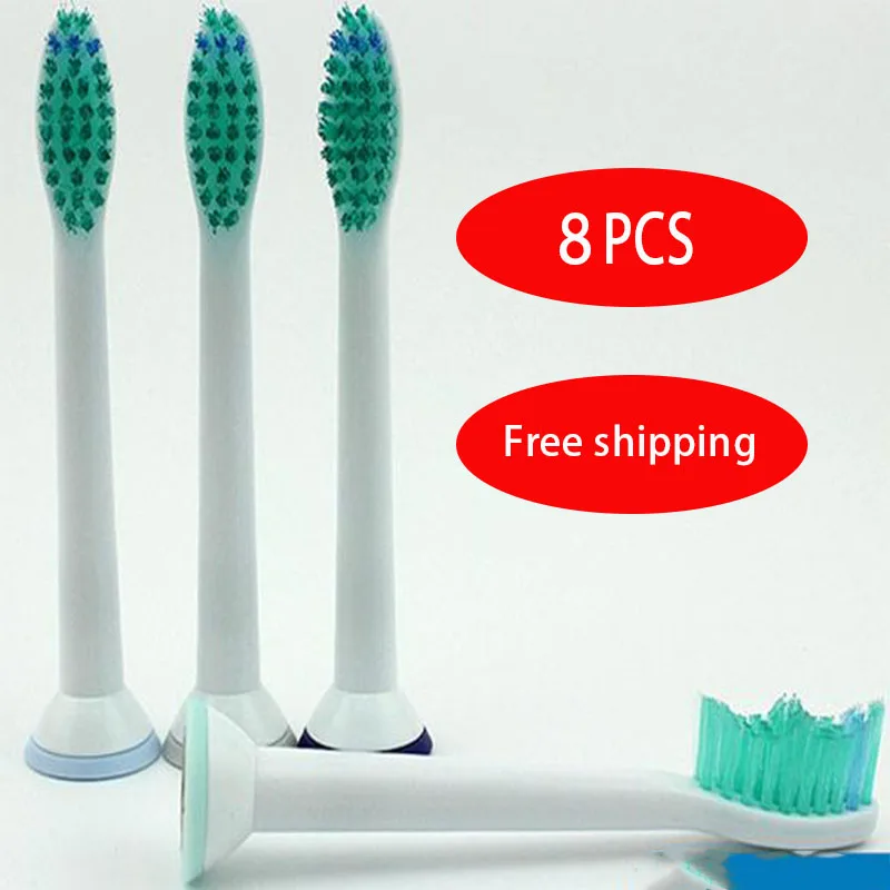 8 шт./партия hx6014 головки зубных щеток для Philips Diamond Clean, FlexCare+, FlexCare Здоровый Белый, легко чистится, ProResult, Sonicare R710