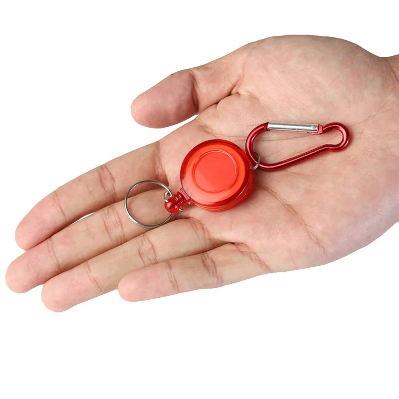 

Hot Fishing Zinger Tape Measure Tackle Keychain Prevent Fishing Rope Elastic Retractor Fish Grip Drop Tool Rod Line