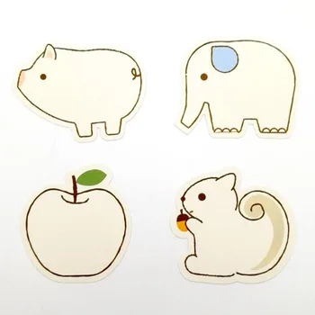 

1 Pcs Cute Kawaii Japanese Animal Pig Elephant Sticky Notes Memo Pad Paper Kids School Office Supplies Stationery