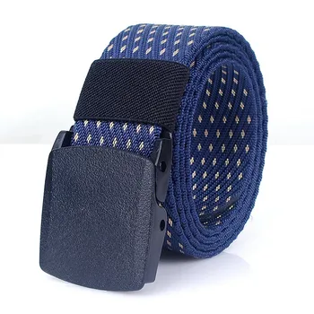 

Belt Male Canvas Belt Young Students Automatic Smooth Buckle Woman Nothing Iron Plastic Outdoors Nylon Waist Belt