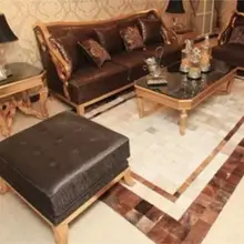 Модный художественный ковер Натуральная Воловья Кожа трава ковер