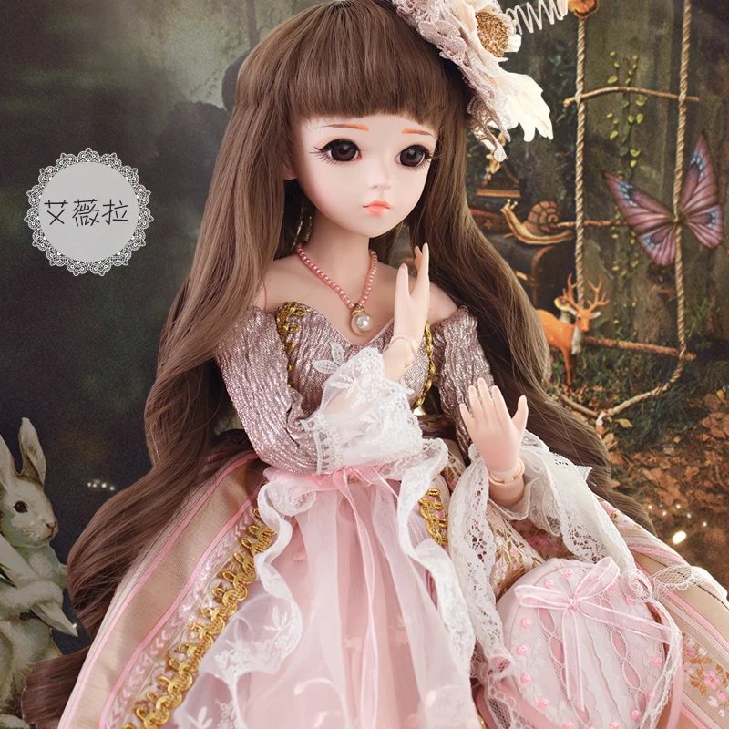 BJD 60 см кукла игрушки высокое качество китайская Кукла 18 шарниров шарнирная