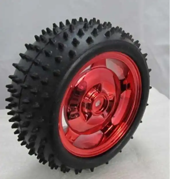 85MM Large Robot Smart Car Wheel for  robot car 38MM Width Surface Red