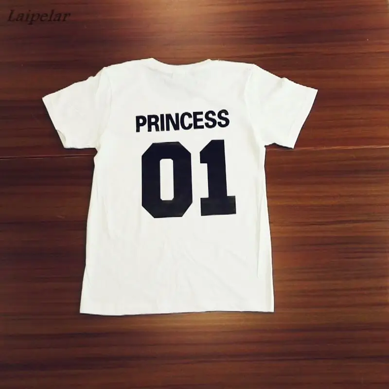 2018 Couple Prince 01 T Shirt Princess 01 Letter Print T-Shirt Women Men Hipster Fashion Tshirt Casual Couple T Shirt For Lover 2018 Couple Prince 01 T Shirt Princess 01 Letter Print T-Shirt Women Men Hipster Fashion Tshirt Casual Couple T Shirt For Lover