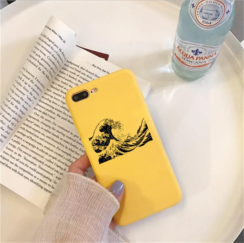 Чехол для телефона Great Wave Kanagawa Night iPhone X 7 Plus XS 10 силиконовый чехол 6S 8 6 Max|Бамперы| |