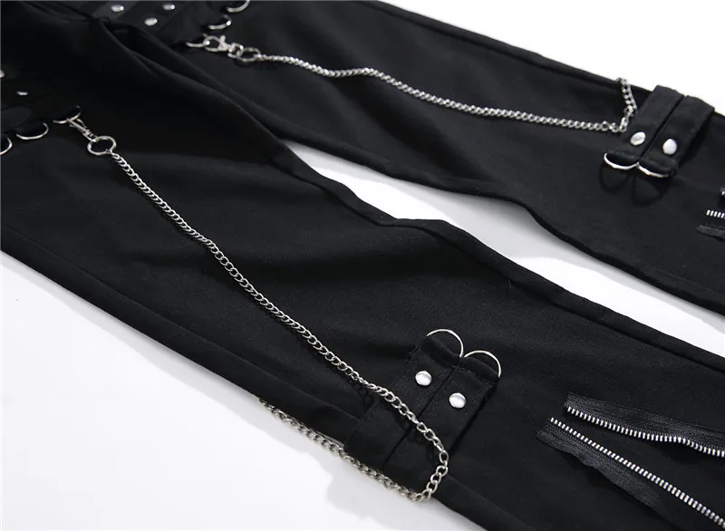 Джинсы мужские повседневные молния брюки-клеш с вышивкой деним панковские штаны Черный Личность классический прямые брюки мото джинсы