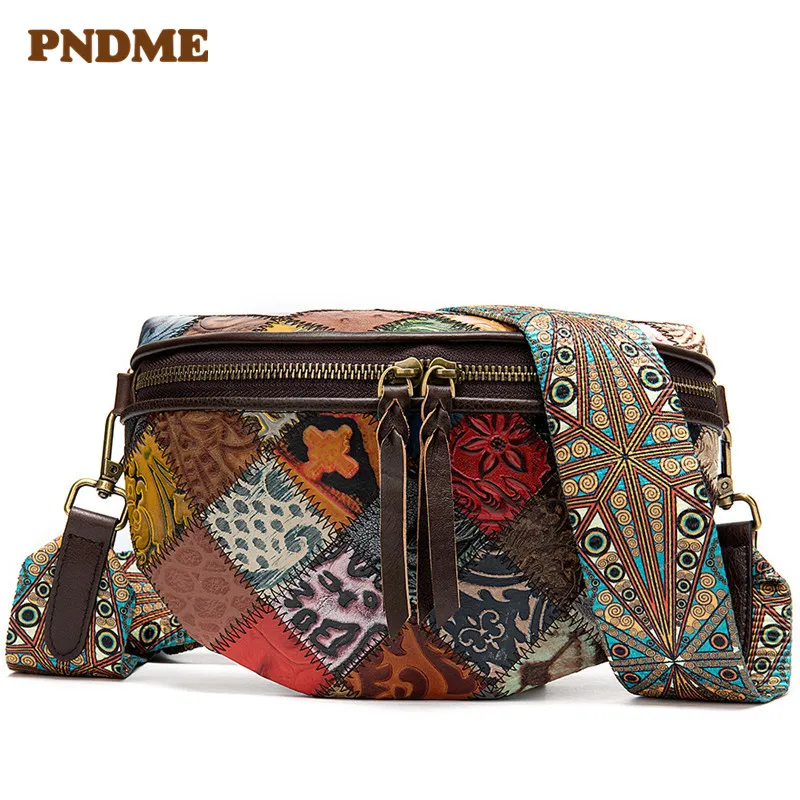

Fashionable leather bag stitching embossed diagonal cross bag color charming shell bag shoulder