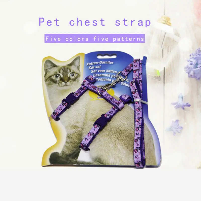 KIYUE Pet Cat Nylon Harness Pet harness Suit Cat Collar Puppy Cats