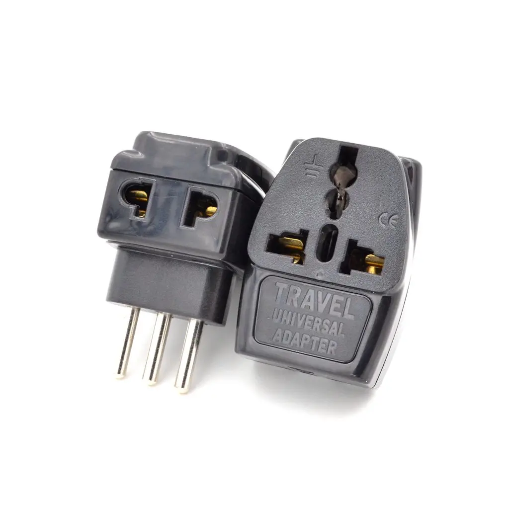 2016 3 Pin Travel Power Adapter Plug ITALY PLUG TYPE L 1 to 3 Splitter
