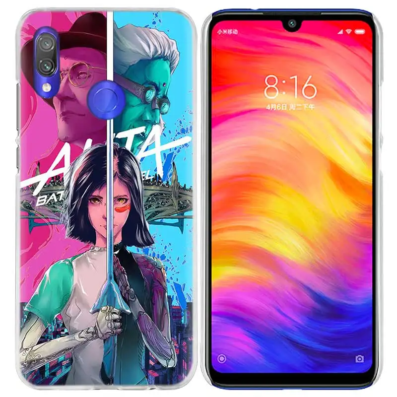 Alita Battle Angel чехол для Xiaomi Redmi Note 7 K20 6 6A Pro Y3 фотоаппаратов моментальной печати 7S 7A GO S2 5 mi играть A1 A2 8 lite Poco F1 жесткий чехол для телефона pc - Цвет: 09