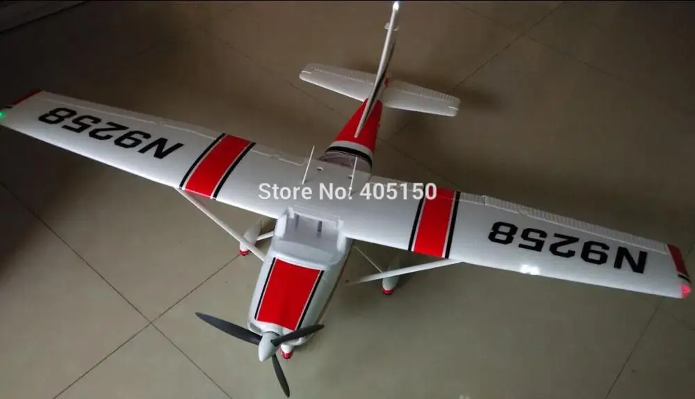 RC Toy Plane EPO Cessna 182 1410mm Wingspan 6ch With Flaps and Led Light PNP 7