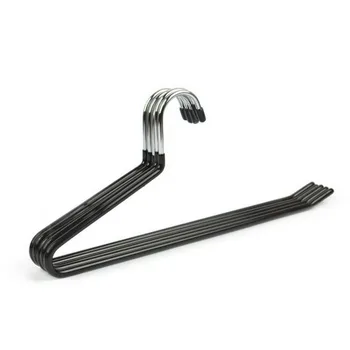 

Jetdio Black Slacks Pant Hangers, Open Ended, Easy Slide Organizers (15 pieces/ Lot)