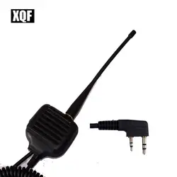 XQF BAOFENG Динамик микрофон для любительского двухстороннее радио Walkie Talkie UV5R GT3 888 S с антенной