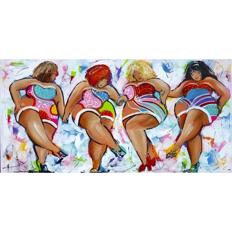 3D-DIY-Diamond-Painting-Sexy-fat-beauty-woman-dance-Cross-Stitch-Kits-Embroidery-Home-Decoration-Full