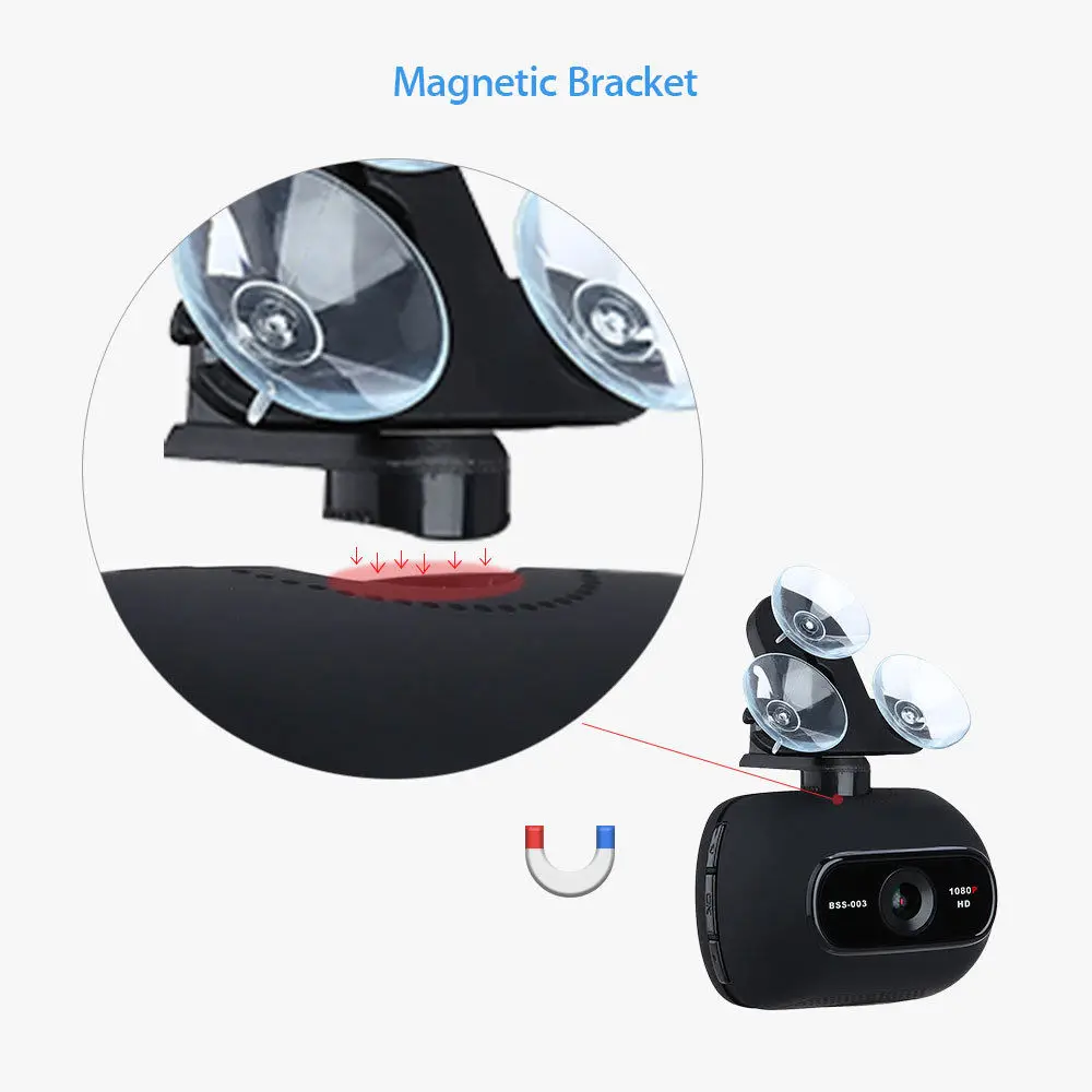 Автомобильный видеорегистратор Blueskysea BSS003 HD 1080P 2MP Wifi камера для автомобиля Novatek