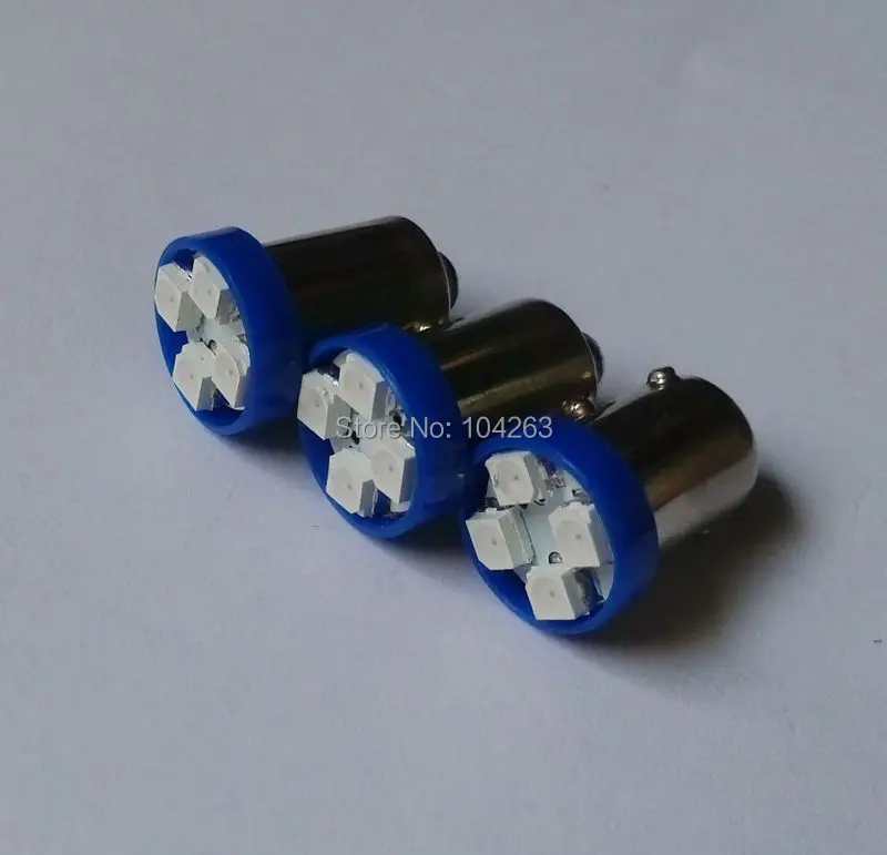 Бесплатная доставка 906 Ba9s #44 #47 4 шт. SMD3528 в светодиодный тока светодиодная лампочка