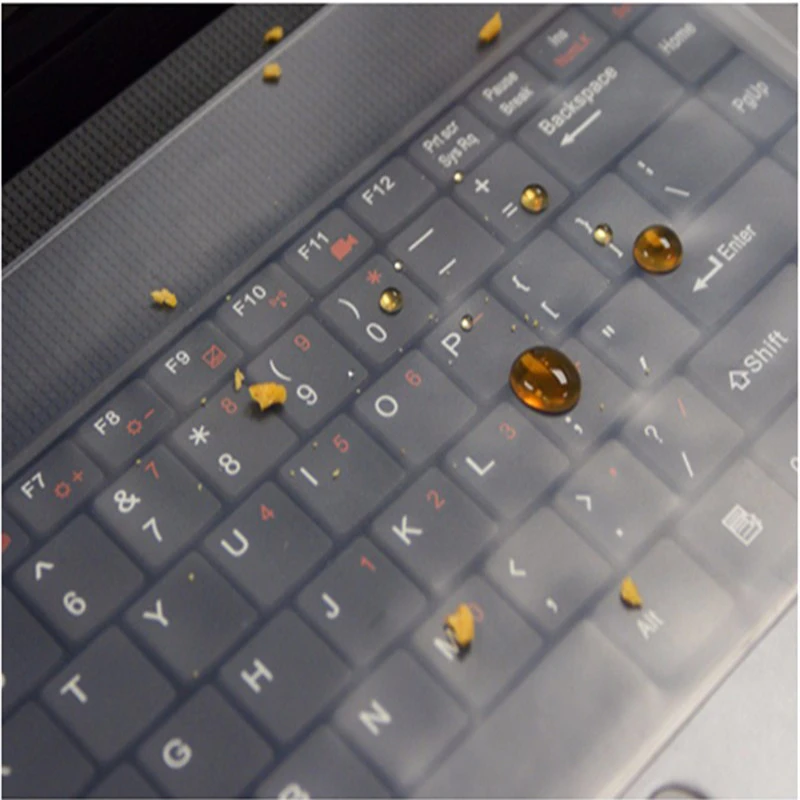 Anti Dust and Waterproof Keyboard Cover Universal Soft Silicone Protector Film for MacBook Pro 15 17 Inch Laptop Notebook-1 Piece