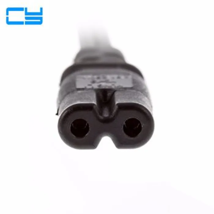 

Standard Molded IEC 320 C14 Socket to IEC C7 Plug AC Power Adapter Cable 30cm