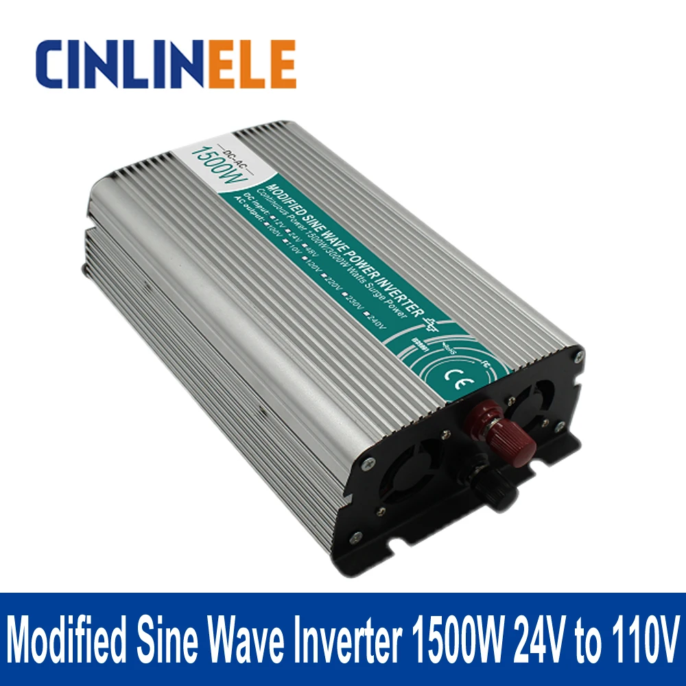 

Shine Series Modified Sine Wave Inverter 1500W CLM1500A-241 DC 24V to AC 110V 1500W Surge Power 3000W