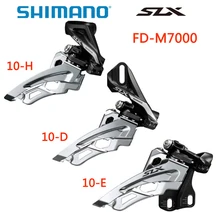 SHIMANO SLX FD-M7000 Передний переключатель 3x10 Скорость M7000-10-H/M7000-10-D/M7000-10-E переключатели для горного велосипеда коробка