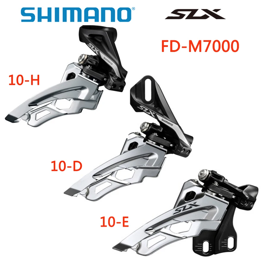 SHIMANO SLX FD-M7000 Передний переключатель 3x10 Скорость оригинальный M7000-10-H/M7000-10-D/M7000-10-E