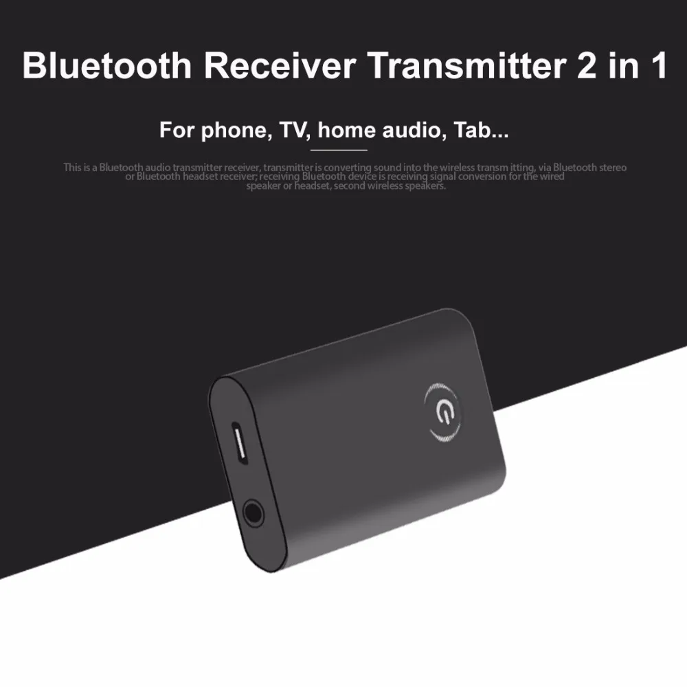 B9 Bluetooth музыкальный аудио адаптер 2 в 1 Bluetooth приемник передатчик беспроводной для динамика автомобиля ПК наушники для телевизора