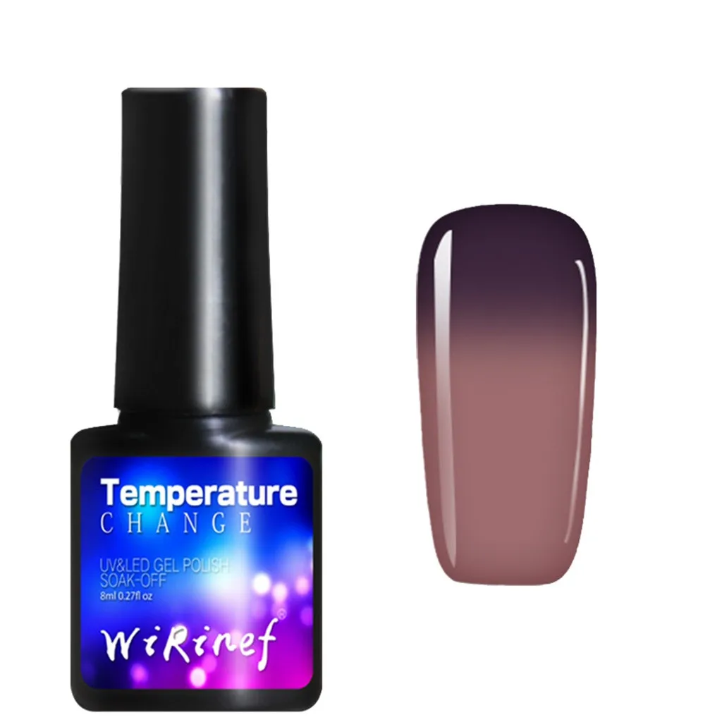 Полигель стойкий палец для изменения температуры ногтей камуфляжная УФ-лампа расширение поли гель для ногтей набор Esmalte Permanente#3 - Цвет: E