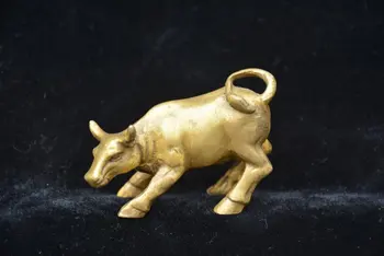 

[Promotion, loss of money, earning reputation] Rare OLD copper Pioneer cattle statue