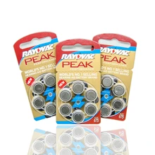 30 PCS Rayovac Peak Hearing Aid Batteries Zinc Air 675A 675 A675 PR44 Free Shipping